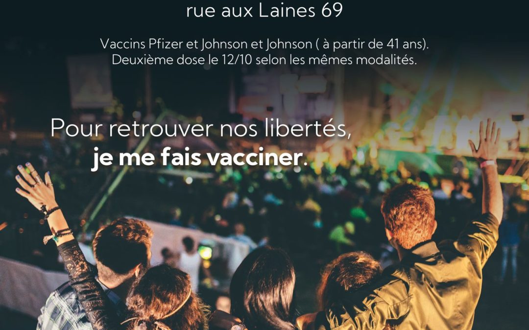 Covid19 – Vaccination sans rendez-vous – mardi 21/09/2021 à Verviers